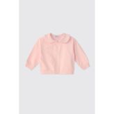 Panço Kız Bebek Fermuarlı Pembe Sweatshirt