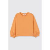 Panço Kız Bebek Somon Sweatshirt - Pembe - 0 - 6 Ay
