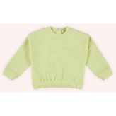 Panço Kız Bebek Sweatshirt - Mat Yeşil - 6 - 12 Ay