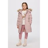 Panço Kız Çocuk Kapitone Lila Kaban 4 Yaş (104 cm)