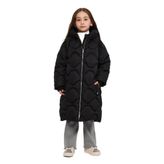 Panço Kız Çocuk Kapitone Siyah Kaban 12 Yaş (152 cm)