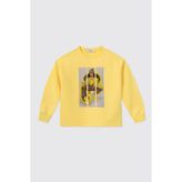 Panço Kız Çocuk Sarı Sweatshirt - 9 Yaş