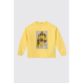 Panço Kız Çocuk Sarı Sweatshirt
