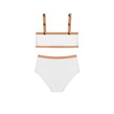 Panço Moeva Kız Çocuk Beyaz Bikini