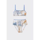 Panço Moeva Kız Çocuk Mavi Bikini