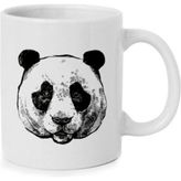 Panda Baskılı Kupa/bardak - Beyaz - 300 cc