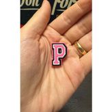 Panda Hediyelik Terlik Süsü/Pembe P Harfi
