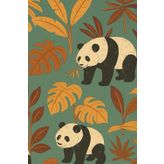 Panda Jungle Sketchbook – 80 Blank Pages