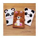 Panda Tasarımlı Peluş Defter - Renkli
