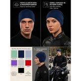 Pandamoto Kask Bonesi Balaklava Yazlık Kask Maskesi Kask Bere Motorcu Buff Maske Motorcu Maskesi Siyah Renk - Lacivert