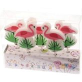 Pandoli Flamingo Şekilli Mum 5 Adet 7,5 cm - Renkli