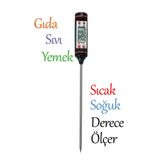 PANJI Et Su Süt Sıcaklık Ölçer Termometresi Yiyecek Sıvı Gıda Isı Ölçüm Pasta Malzemeleri