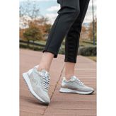 Panorama Retro Chic Kadın Sneaker - Gri