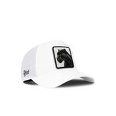 Panter Logolu Beyaz Trucker Şapka