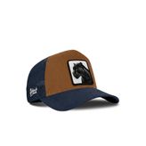 Panter Logolu Lacivert-Camel Trucker Şapka