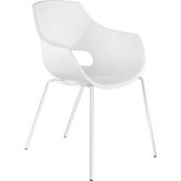 Papatya Opal Pro Sandalye Beyaz-Beyaz