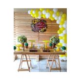 Papatya Temalı Sarı Beyaz Balon Set 70 Adet