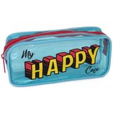 Pape 17500 Happy Case Şeffaf Mavi Kalem Kutu