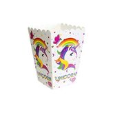 papercraft Popcorn Kutusu Unicorn