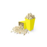 papercraft Sarı Popcorn Mısır Kutusu 8'li