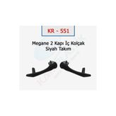 Parçafix Renault Megane 2 Kapı Çekme Kolu Kapı Kolçağı Takım Sağ Sol
