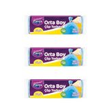 PAREX 1909367x3 Güçlü Çöp Torbası Orta Boy 3 Adet,