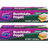 Parex Buzdolabı Poşeti Orta Boy 2'li