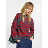 Parfois Kadın Çizgili Örme Sweatshirt - M - L - Renkli