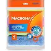 Pariles 3 Adet Macromax Mikrofiber Temizlik Bezi 4 Lü
