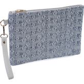 Paris Kadın Clutch Çanta - Kot Mavi