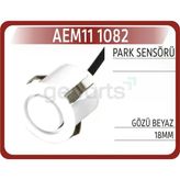 Park Sensörü Gözü Beyaz 18Mm (4 Adet)