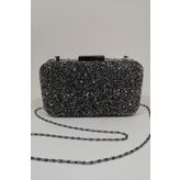 PARKTAN Yakamoz Hematit Kadın Taşlı Abiye Clutch Portföy Çanta