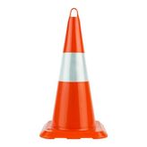 Parla 75 Cm. Kırılmaz Trafik Konisi (Tek Reflektifli)