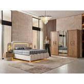 Parma Mdf Yatak Odası (Modüler Dolaplı 2+2+2)