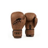 Pars Piton Hakiki Deri Boks & Kick Boks Eldiveni Taba Renk -Vintage
