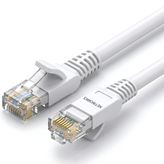 Pars Power 10 Metre Cat6 Ethernet Kablosu RJ45 Internet Beyaz Kablo CB-17 | Yüksek Hızlı 1000MBPS Gigabit RJ45 Kablo Modem Router Pc Smart Tv