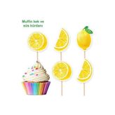Parti Dükkanım Limon Temalı Şekilli Kürdan 10 Adet