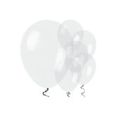 Parti Sürprizi Şeffaf 10 Lu Latex Balon