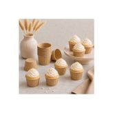 Partiden Kraft Muffin Cupcake Kalıbı 24 Adet