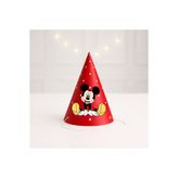 Partiden Mickey Mouse Parti Şapkası 4 Adet