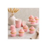 Partiden Pembe Muffin Cupcake Kalıbı 24 Adet