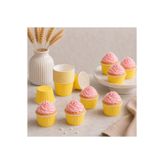 Partiden Sarı Muffin Cupcake Kalıbı 24 Adet