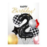 Partifabrik Yarış Temalı 2 Yaş Two Fast Balon Set 5 Parça