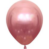 Partipan Pembe Krom Balon 10 Adet