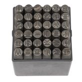 Partner PT03041 3 mm 36 Parça Çelik Harf ve Rakam