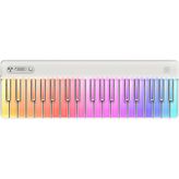 Partykeys Keyboard – Light-Guided Mıdı Piano Keyboard | White