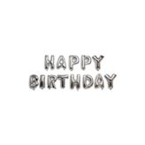 PartyMode Gümüş Happy Bırthday Set Balon 40 Cm