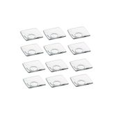 Paşabahçe 54261 Kare Çay Tabağı - 6 Lı Çay Bardağı Altı Fma06003