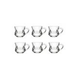 Paşabahçe 55373 Dem Kulplu Çay Bardağı 140 Cc 6 Lı