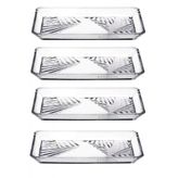 Paşabahçe 68153 Madlen 4 Adet Servis Tatlı Tabağı